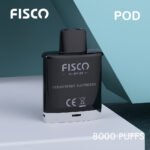 FISCO XPOD STRAWBERRY RASPBERRY – 8000 PUFFS (POD ONLY)