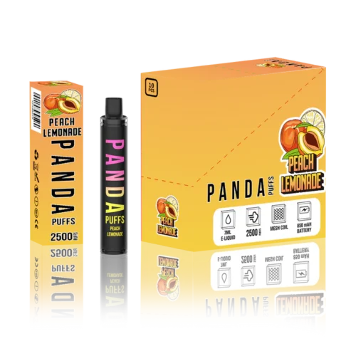 PANDA PEACH LEMONADE – 2500 PUFFS