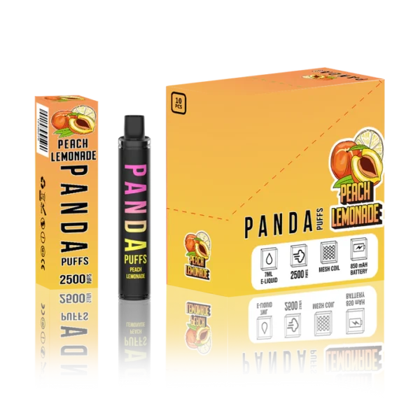 PANDA PEACH LEMONADE – 2500 PUFFS